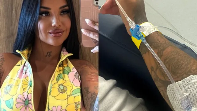 Joana Diniz mostra-se no hospital. "HÃ¡ 5 dias com uma gastroenterite"