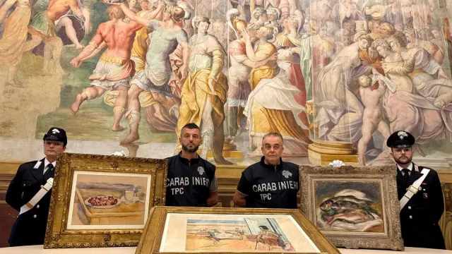 
                    Itália recupera quadros roubados de Renoir, Cézanne e Matisse
                