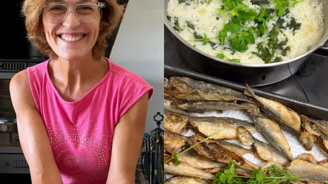 
                    O arroz de nabiças de Fátima Lopes. 