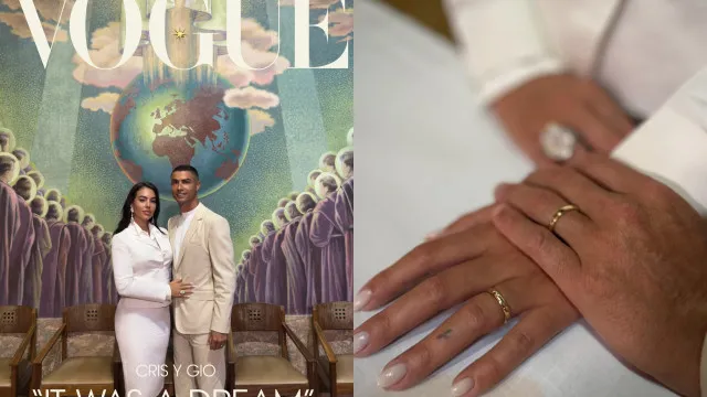 
                    O vídeo com as imagens do casamento de Ronaldo e Georgina
                