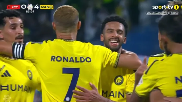 Chegar, ver e marcar. Eis o primeiro golo de Cristiano Ronaldo esta época