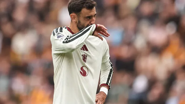 
                    Bruno Fernandes arrasador após desastre do United: 