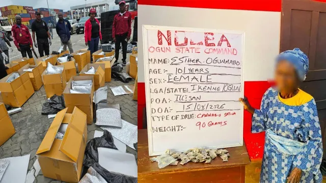 
                    Mulher de 101 anos detida na Nigéria... por vender canábis: Os detalhes
                