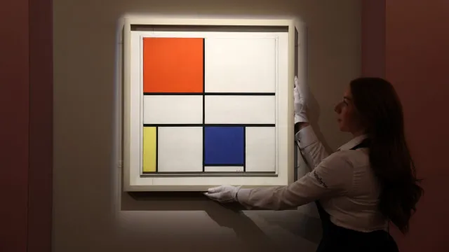 
                    Obra de Mondrian vai a leilão com estimativa de 23 a 35 milhões
                