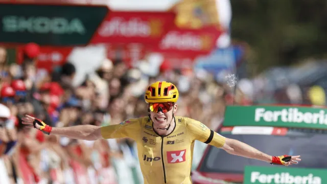 
                    Leknessund vence sétima etapa da Vuelta e Pogacar reforça liderança
                