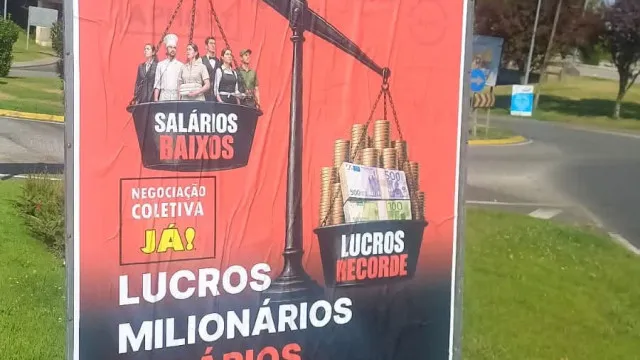 
                    Sindicato reclamou salários mais justos na hotelaria e restauração
                