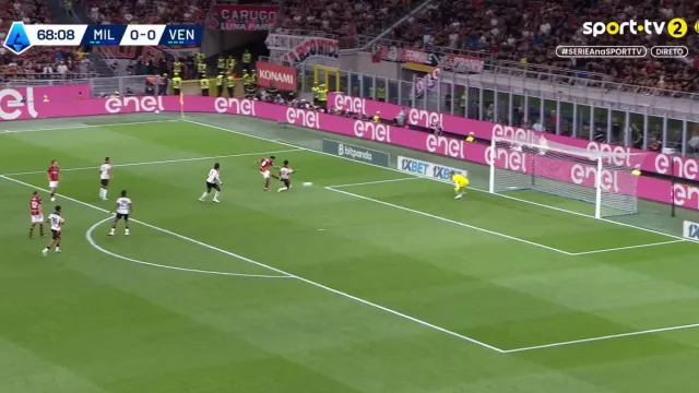 
                    Sem perdão. Eis o primeiro golo de Gonçalo Ramos em San Siro
                