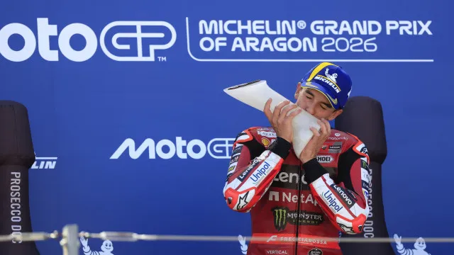 
                    Vitória em Aragão aproxima Marc Márquez da liderança do Mundial de MotoGP
                