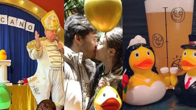 
                    Quer uma relação 'patodavida'? Tem de casar na igreja Patólica de Madrid
                
