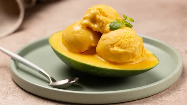 
                    Mousse gelada de manga: Uma sobremesa fresca com apenas 3 ingredientes
                