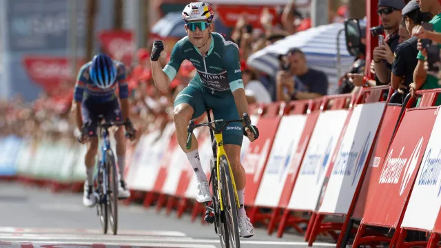 
                    Wout van Aert vence 13.ª etapa e Enric Mas mantém liderança da Vuelta
                