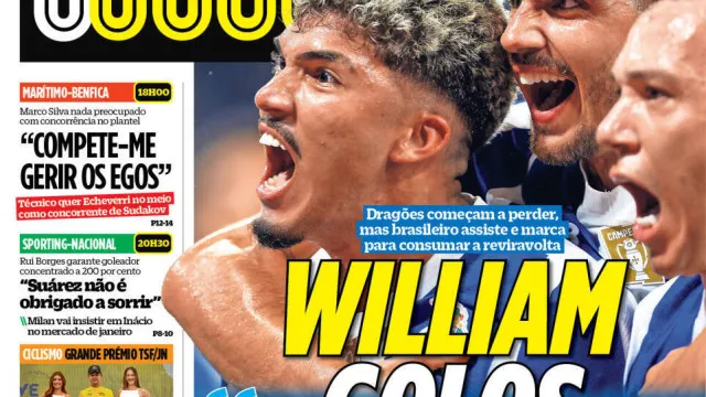 
                    Por cá: Campeão solidário e Marco Silva segura Lukebakio
                