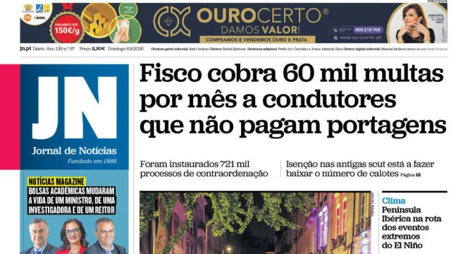 
                    Hoje é notícia: 60 mil multas por mês; Técnico arquiva caso de assédio
                