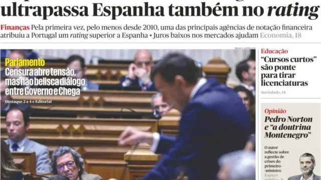 
                    Hoje é notícia: Portugal passa Espanha; Comando assaltava bancos cá
                