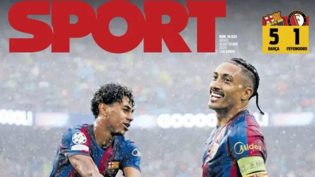 
                    Lá fora: Barcelona dá 