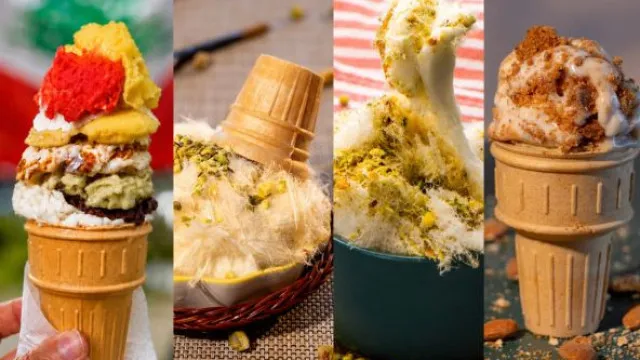 
                    Os gelados libaneses (com farinha de orquídea) que 