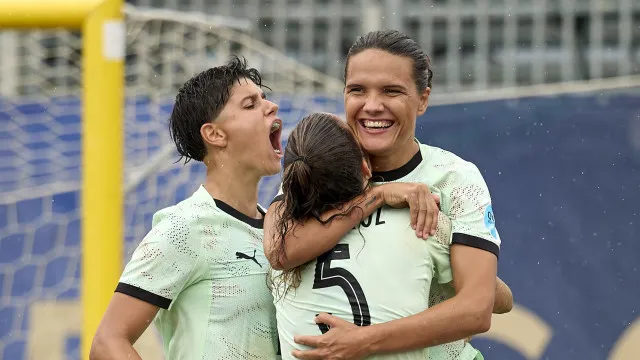 
                    Portugal conquista terceiro lugar na Liga Europeia feminina
                