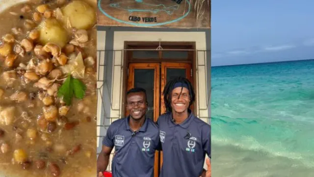 
                    Cachupa 100% tradicional. A receita caseira que trouxemos da ilha do Sal
                