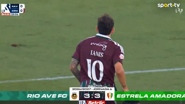 
                    Seis golos e um nó por desatar. O resumo do Rio Ave-Estrela da Amadora
                