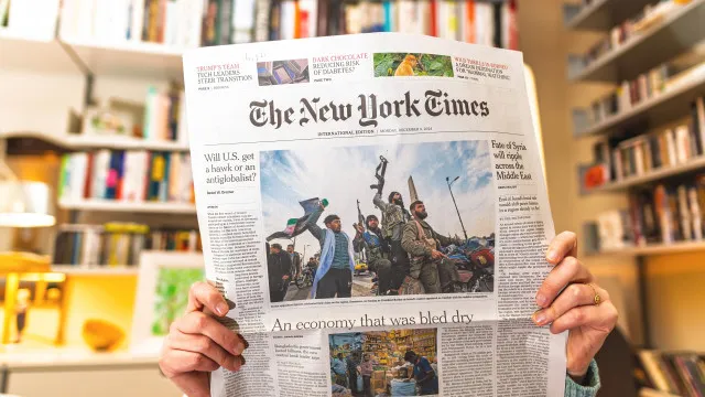 Uso não autorizado do New York Times para treinar IA é "roubo incrível"