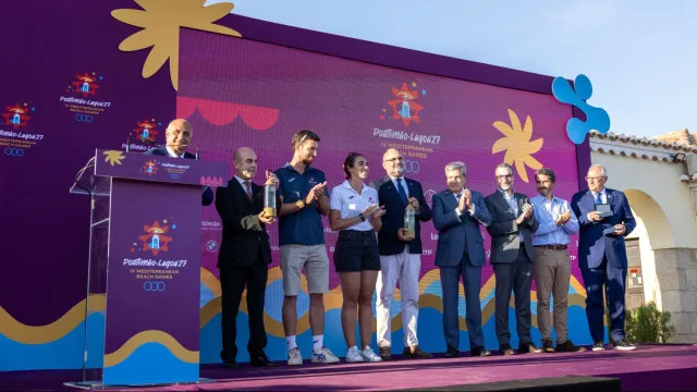 
                    Jogos do Mediterrâneo de Praia no Algarve querem ser 