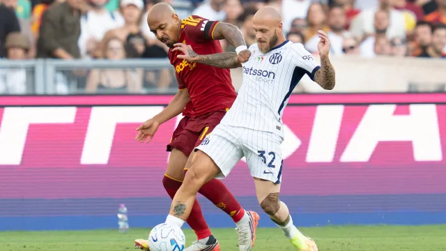 
                    Roma (sem Rodrigo Mora) desperdiça vantagem e empata com o Inter
                
