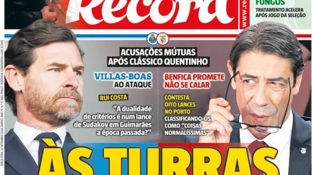 
                    Por cá: Benfica e FC Porto 