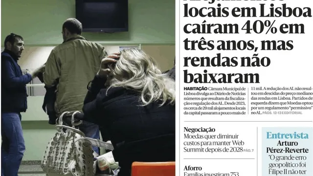 
                    Hoje é notícia: AL caem, rendas não; 4,8 milhões de terrenos sem registo
                