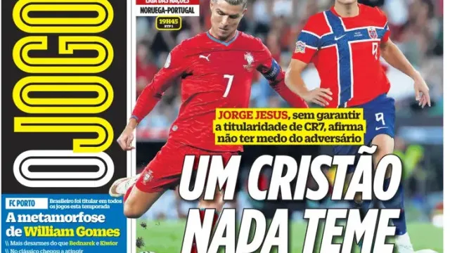 
                    Por cá: Benfica 