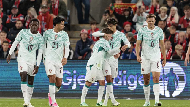 Foi sofrer a bom sofrer. As imagens que não viu na TV do Noruega-Portugal