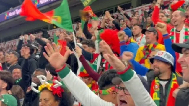 
                    Portugal derrotou Noruega e adeptos festejaram assim em Oslo
                