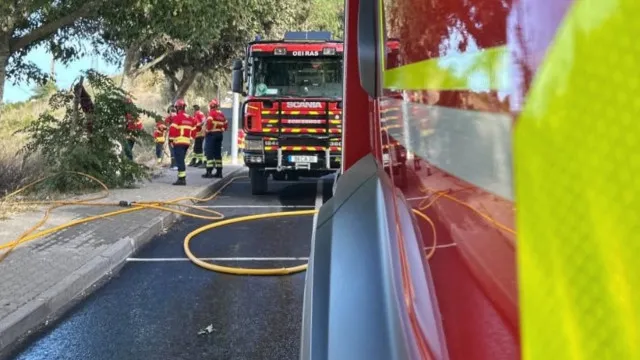 
                    Fogos (suspeitos) em Oeiras danificam ecopontos e carros. PJ investiga
                