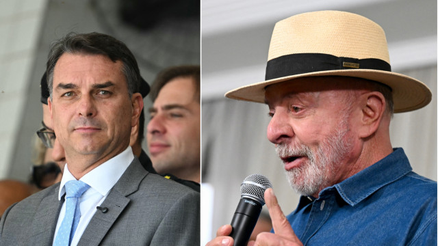 Lula tem 45,3% contra 42,2% de Flávio Bolsonaro no primeiro turno, diz pesquisa Atlas/Bloomberg