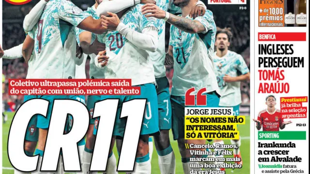 
                    Por cá: CR11 com elevada nota artística
                