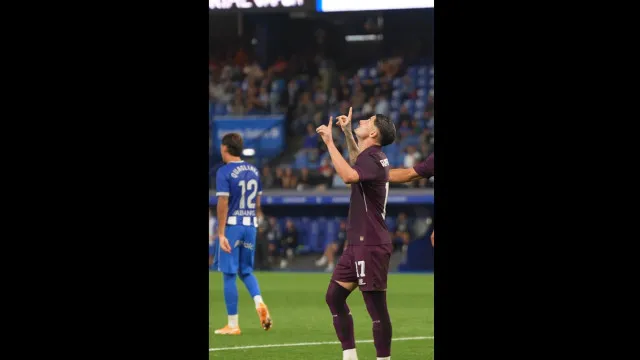 
                    Borja Sainz marcou pelo FC Porto na Corunha e celebrou desta forma
                