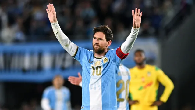 
                    Messi despede-se da albiceleste com 126 golos, o último de penálti 
                