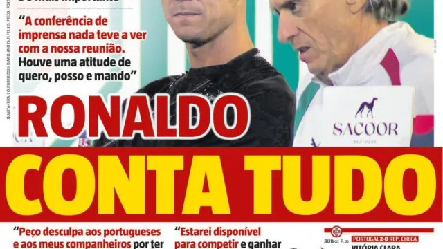 
                    Por cá: A verdade de CR7, Lukebakio quer mais e leões moralizados
                