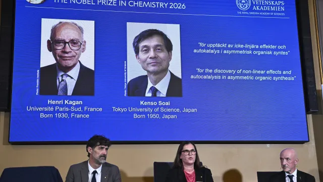 
                    Prémio Nobel da Química atribuído a Henri B. Kagan e Kenso Soai
                