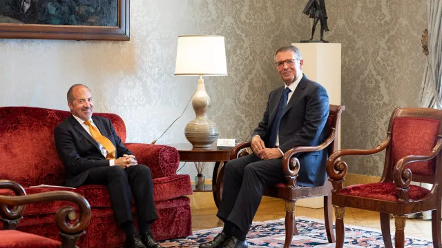 
                    Presidente da República recebeu governador do Banco de Portugal em Belém
                