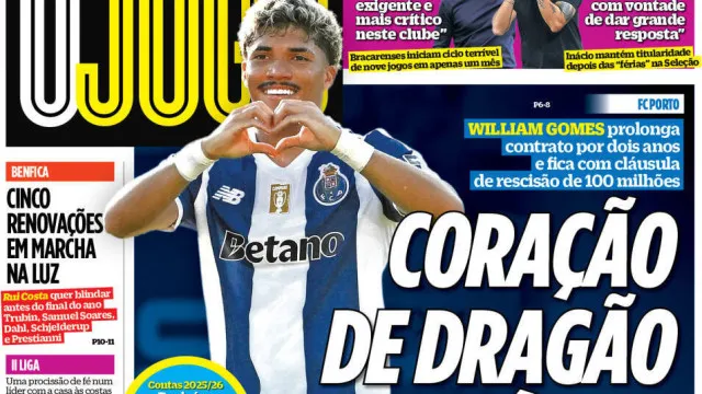 
                    Por cá: Recados de Borges e coração de dragão até 2031
                