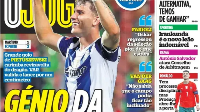 
                    Por cá: 