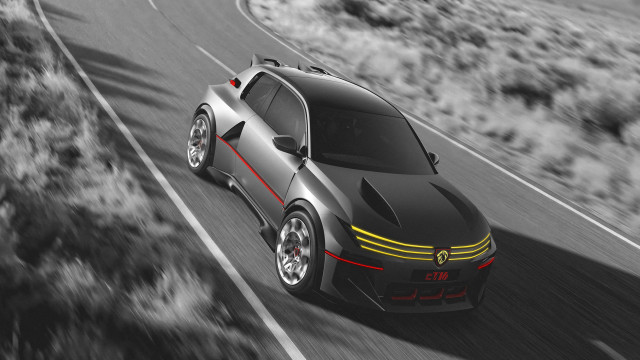 Peugeot E-T16 Concept, um hyperhatch elétrico com 816 cv e design radical (Foto: Reprodução)