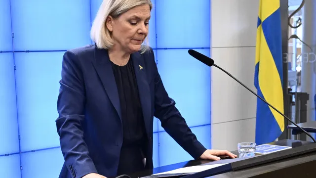
                    Líder social-democrata sueca anuncia fracasso na formação do Governo
                