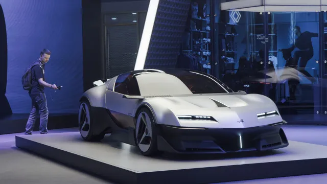 
                    Fiel ao original, mas elétrico. Este é o Alpine A310 Vision
                