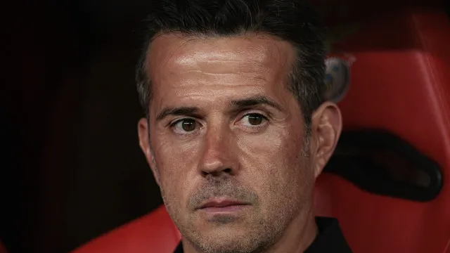 
                    A reação de Marco Silva após a goleada do Benfica frente ao Celtic
                
