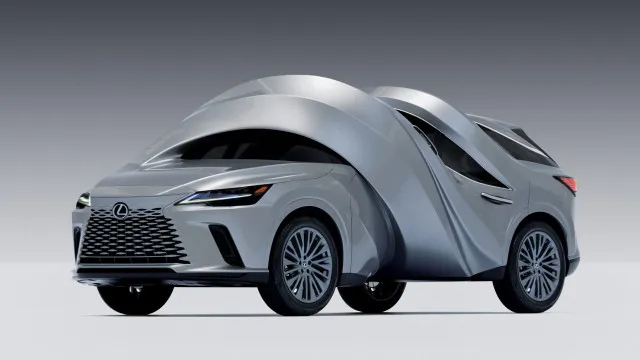 Lexus transforma carros em esculturas surrealistas com a MSCHF