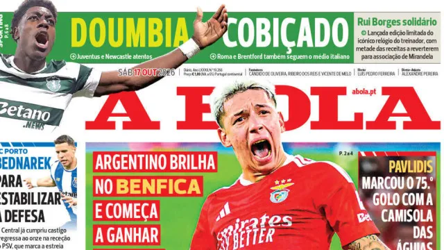 Por cá: Prestianni na linha de Messi e Maxi intocável para janeiro