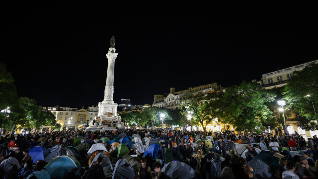 Acampada de Lisboa quer 