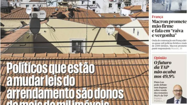 Hoje é notícia: Donos de mais de mil casas; Imigrantes vivem em esquadras