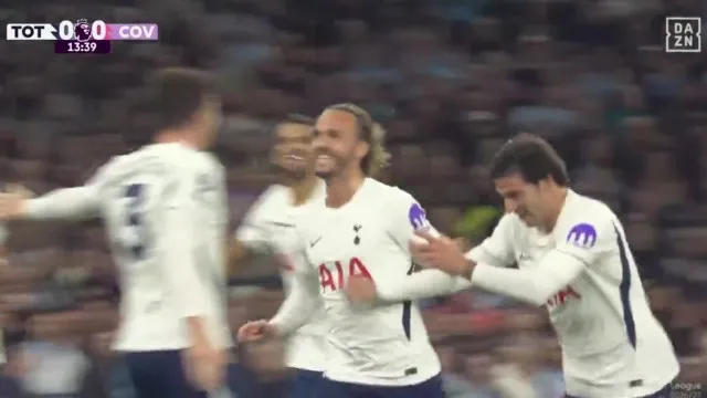 
                    O golaço de Maddison que desbloqueou o Tottenham-Coventry
                